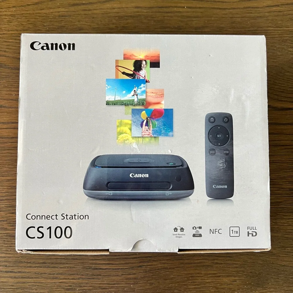 Canon Connect Station CS100 1TB Media Storage Hub NFC WiFi Full HD‎ 9899B002AA